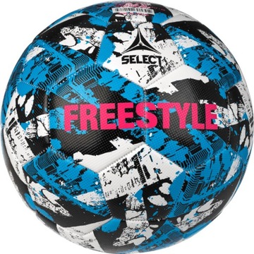 PIŁKA NOŻNA ULICZNA NA BETON SELECT FREESTYLE V23 NIEBIESKA 4,5