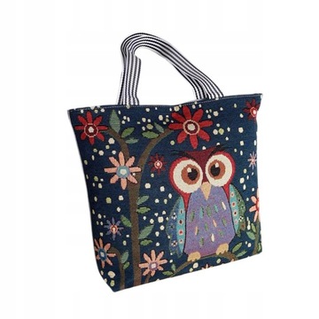 Organizer na torby z materiału o dużej pojemności Stylowy z kieszenią na zamek błyskawiczny Styl zakupowy F