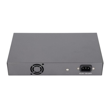 Przełącznik poe pełne gigabitowe rj45 ieee 802.3af/at 8-portowe urządzenie sieciowe sfp 150w