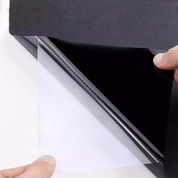 ОКОННАЯ ПЛЕНКА, МАТОВАЯ ЧЕРНАЯ, МАТОВАЯ, 90x200см