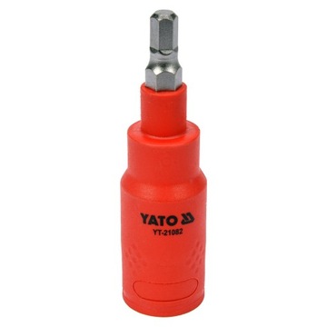 Izolowany klucz trzpieniowy hex 6x75mm 3/8'' VDE YATO YT-21082