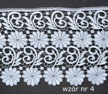 GIPIURA, KORONKA 30cm do firan obrusów NA METRY