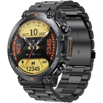 SMARTWATCH ZEGAREK GRAVITY 400mAh 360*360 SPORTOWY PULS KROKI POŁĄCZENIA