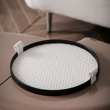 Ретро лоток для хранения, органайзер, тарелка для хранения, декоративный декор стола, белый