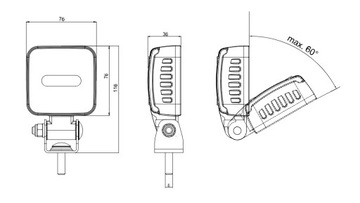 LAMPA COFANIA 12-70V LED 805 lm WAŚ 2172