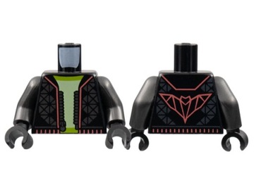Lego Nowy Tors czarny Logo Nietoperz cty1457 Stuntz Driver 973pb4761c01