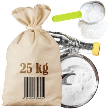 Soda OCZYSZCZONA 25kg spożywcza WODOROWĘGLAN sodu worek