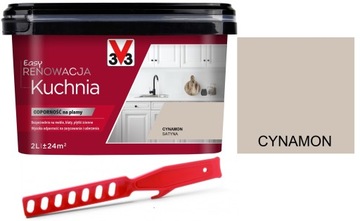 V33 Farba RENOWACYJNA do mebli CYNAMON 2L