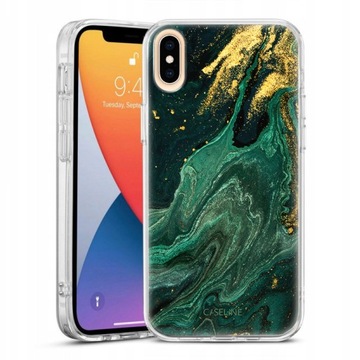 Etui case guma wzory do iPhone XS Max + SZKŁO