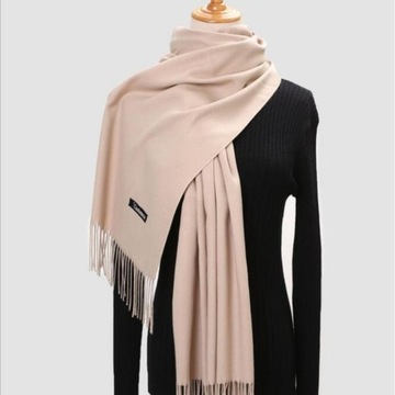 КАШЕМИРОВЫЙ ШАРФ БОЛЬШОЙ ТЕПЛЫЙ КЛАССИЧЕСКИЙ ЖЕНСКИЙ ШАРФ ПЛОТНЫЙ КАШЕМИР ЦВЕТА