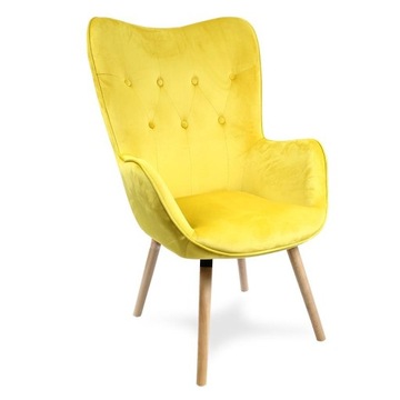 FOTEL USZAK styl skandynawski RETRO SALON F907Y