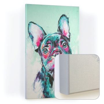 Tablica magnetyczna CANVASboards 90x60 cm Buldog
