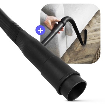 ГИБКАЯ щелевая насадка, длинная | Наконечник кисти + УМЕНЬШЕНИЕ 32/35 мм