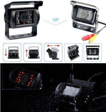 Камера заднего вида x2 + монитор 7-дюймовый комбайн-автобус