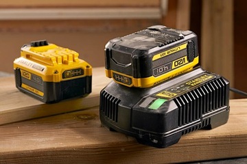 STANLEY 2x аккумулятор 4 Ач, 18 В, литий-ионный аккумулятор V20, зарядное устройство