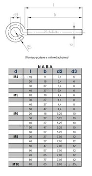 9099 A2 M4X10 НЕРЖАВЕЮЩИЙ БОЛТ НАТЯЖНОЙ С РОМОЙ Набор ВИНТОВ С КРЮКОМ INOX (2 шт.)