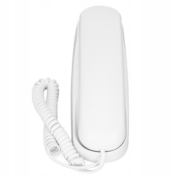 TELEFON PRZEWODOWY STACJONARNY WISZĄCY BIAŁY