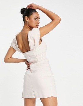 СВЕТЛО-РОЗОВОЕ МИНИ-ПЛАТЬЕ ASO DESIGN (38)