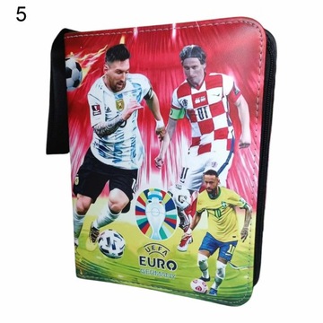 АЛЬБОМ ДЛЯ ФУТБОЛЬНЫХ КАРТОЧЕК 400 + БЕСПЛАТНЫЙ КЕЙС ДЛЯ КАРТ 2024 ЕВРО 40