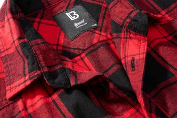 Koszula Brandit Checkshirt halfsleeve red-black XL
