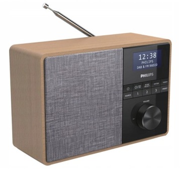 Radio sieciowe DAB+, FM Philips TAR5505/10 drewno