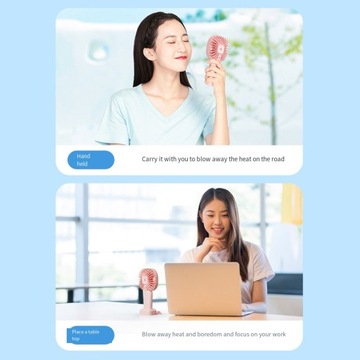 Мини-ручной USB-вентилятор с охлаждением