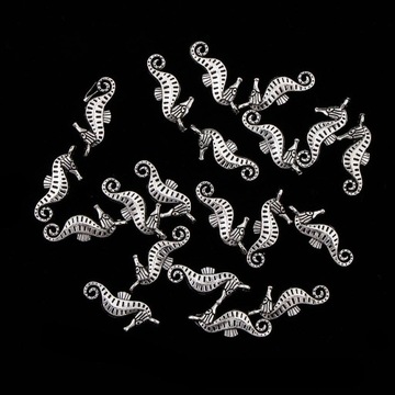 Подвески в виде морского конька из сплава, 40 шт.