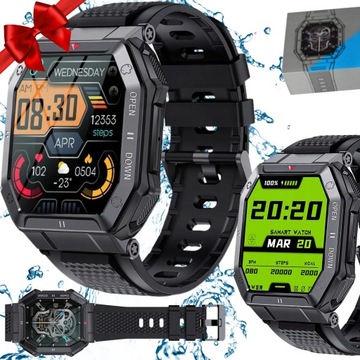 SMARTWATCH ZEGAREK MĘSKI PREMIUM WODOODPORNY ROZMOWY FIT SPORT - NAJNOWSZY
