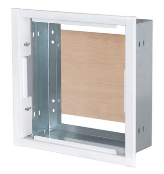 Корпус ОМП3, 300х300х120 белый, скрытый монтаж ZG, СТАЛФЛЕКС