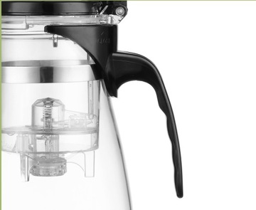 CnGlass стеклянный кувшин для заваривания чая и трав 900 мл