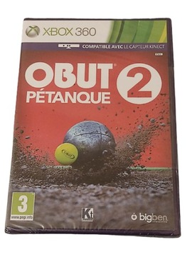 X360 KINECT OBUT PETANQUE 2 GRA W KULE SPORTS NOWA GRA FOLIA