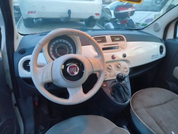 Стеклянная сдвижная панорамная крыша Fiat 500 07- Белый 268