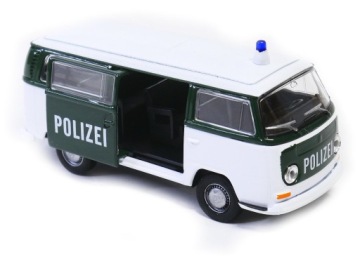Полицейская машина Volkswagen T2 POLIZEI 1:34 WELLY