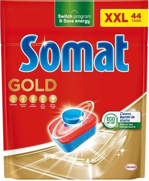 SOMAT Gold XXL Таблетки для посудомоечных машин, 44 шт.