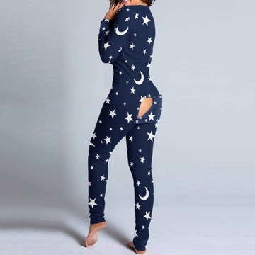 Sexy Piżama Czerwone usta klapa kombinezon Onesies