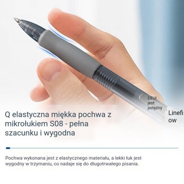 Пресс гелевая ручка Deli S08