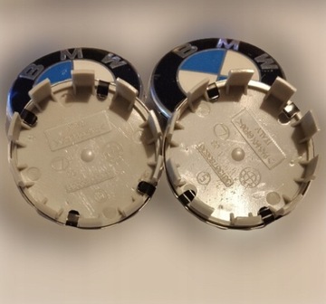 BMW КРЫШКИ КОЛПАКИ ЗНАЧКИ ДЛЯ ЛЕГКОСПЛАВНЫХ ДИСКОВ 68 мм/64 мм