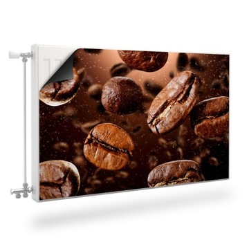 MAGNETYCZNA Mata Kaloryfera Ziarna Kawy 3D 100x60