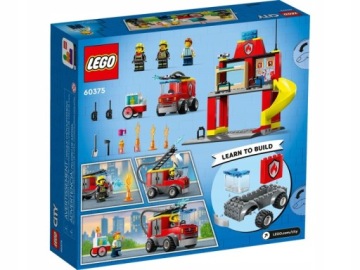 LEGO CITY 60375 ПОЖАРНАЯ СТАНЦИЯ И ПОЖАРНАЯ МАШИНА + КАТАЛОГ LEGO PDF