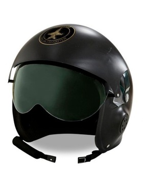 CZARNY KASK PILOTA PILOT