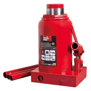 PODNOŚNIK SŁUPKOWY BUTELKOWY HYDRAULICZNY 32T 285-465MM LEWAREK TORIN