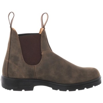 Buty Wsuwane Sztyblety Skórzane Blundstone 585 Rustic Brown Brązowe