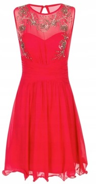 LITTLE MISTRESS różowa sukienka mini L 40/42