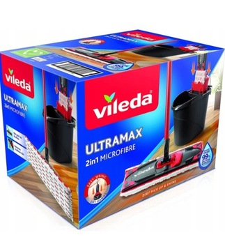 MOP PŁASKI VILEDA ULTRAMAX MOP + WIADRO ZESTAW