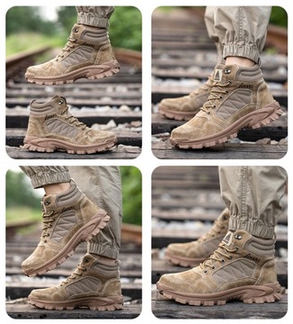 BUTY MĘSKIE Sportowe Taktyczne Wojskowe trekkingowe ZIMOWE OCIEPLANE shoes