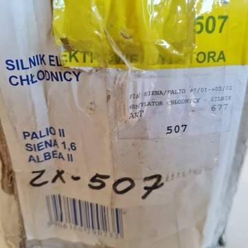 FIAT PALIO ALBEA II SIENA 1.6 MOTOR VENTILÁTOR CHLADIČŮ