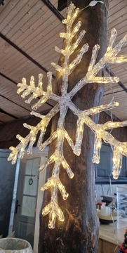 Новогодняя снежинка 80 см 72 LED