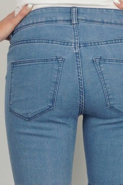 H&M Damskie Jeansowe Odcinane Spodnie Jeansy Skinny Rurki Jeans XL 42