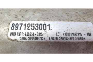 HŘÍDEL HNACÍ OPEL FRONTERA B (6B_) 8971253001 2000