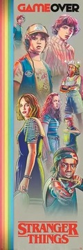 Stranger Things Game Over - plakat 53x158 cm